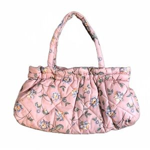 Vintage Quilted Floral Purse